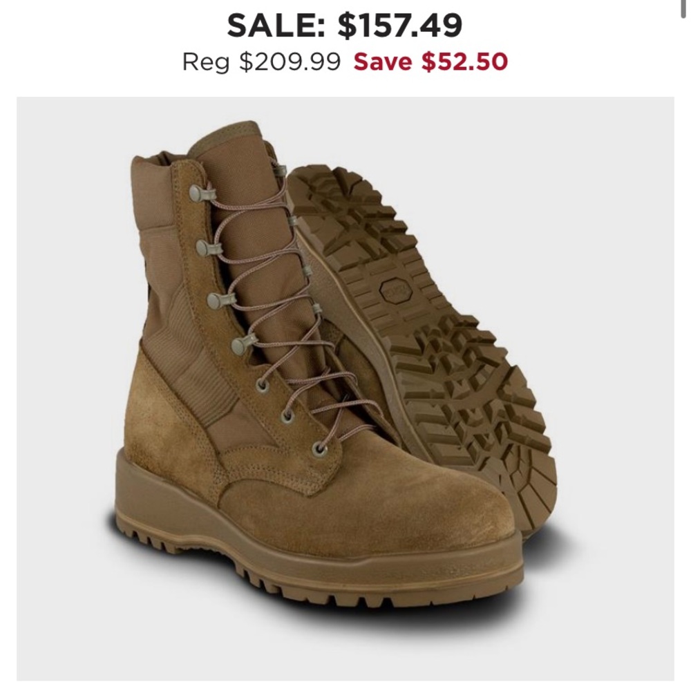 Men's Altama Wrath Hot Weather Steel Toe Boots
